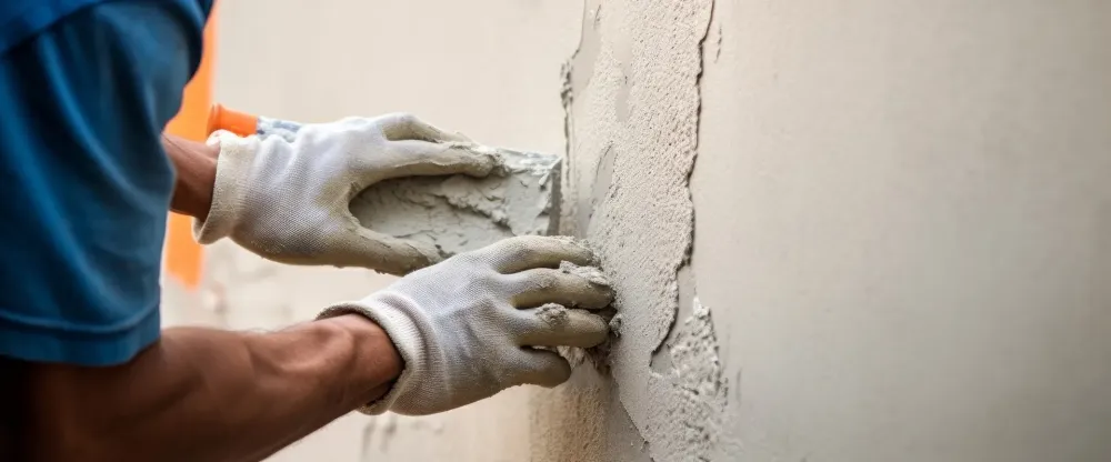 Pose d'enduits traditionnels